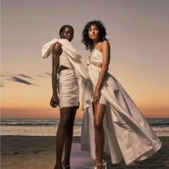 NWT BHLDN Anthropologie Helen O'Connor Super Nova Dress Gown Bridal 6 Bride - Picture 2 of 9